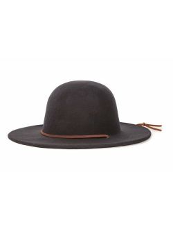 Brixton Men's Tiller Wide Brim Felt Fedora Hat