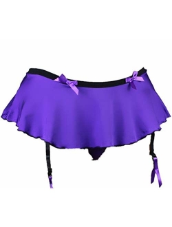 Sissy Pouch Panties Men's Skirted Mooning Bikini Briefs Girly Underwear Sexy for Men