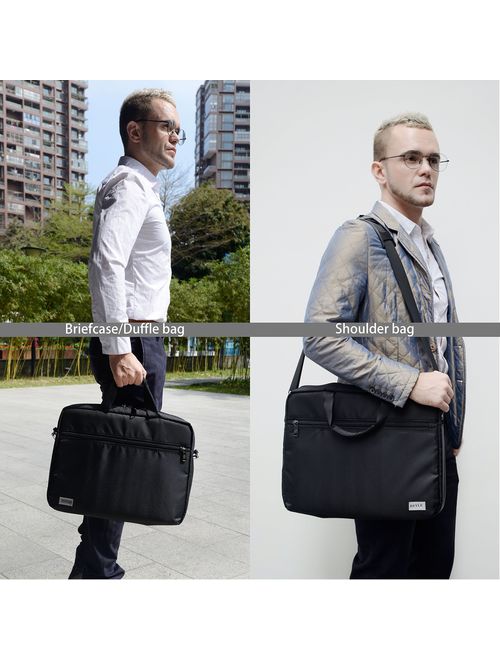 Laptop Bag, Beyle 15.6 inch Laptop Bag, Briefcase Shoulder Bag for Men Women, College Students Business People Office Workers Professional Computer, Notebook, Table, MacB
