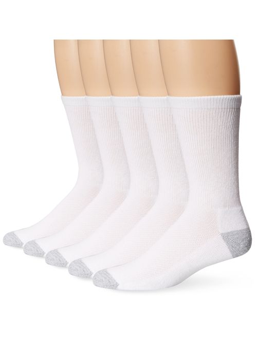 Hanes Men's 5-Pack Ultimate FreshIQ X-Temp Crew Socks (Shoe Size 6-12)