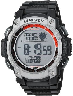 Sport Men's 40/8252BLK Black Digital Chronograph Watch