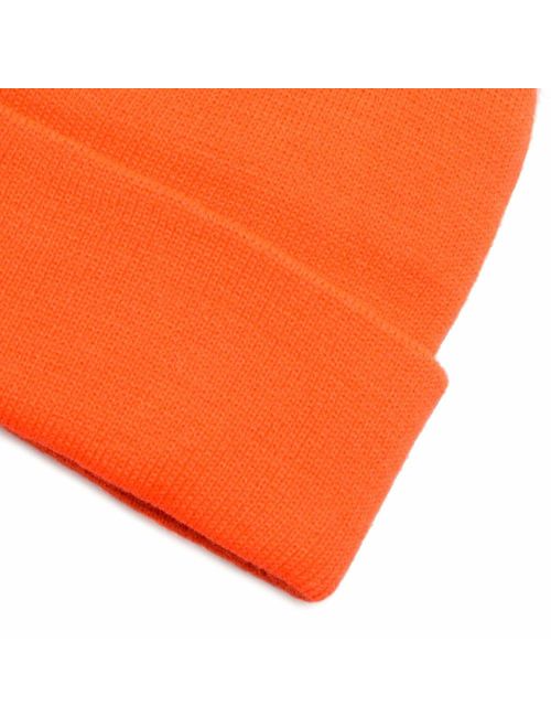 HOT SHOT Men's Thinsulate Acrylic Cuff Knit Hat - Blaze Orange Outdoor Hunting Camouflage