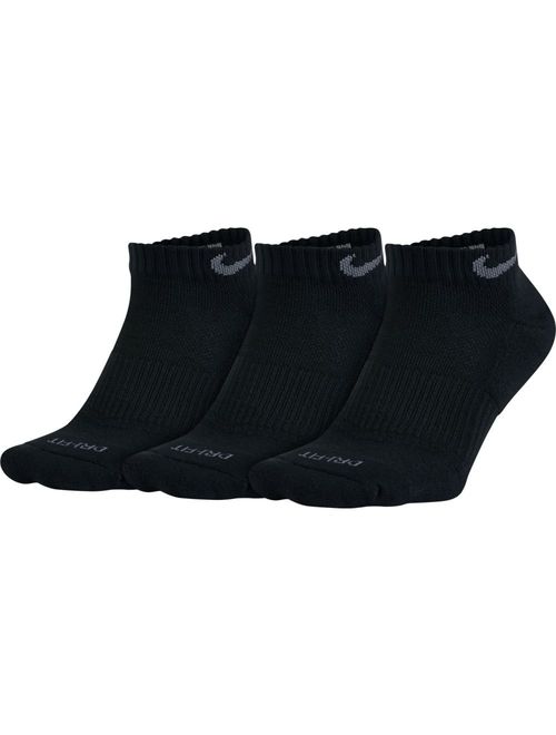 Nike Dri-FIT Cushion Low-Cut Training Socks, 3-pair