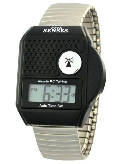 Atomic top button English talking watch for seniors blind men women talking loud sound talking clock gift for visually impaired -for UK and USA user only- 5 senses 1095