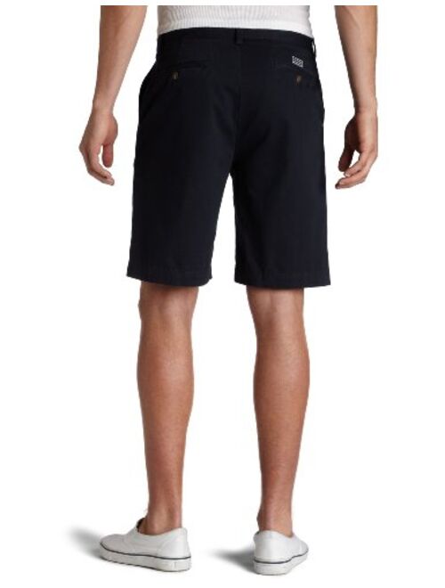 Nautica Men's Cotton Twill Flat Front Chino Short