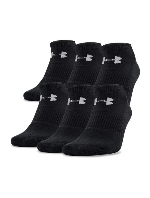 Under Armour Men's Charged Cotton No-Show Socks (Pack of 6)