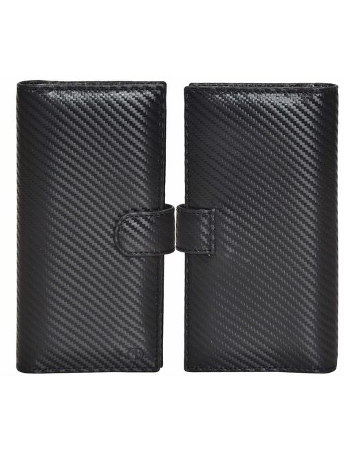 Checkbook Covers for Men and Women - Leather RFID Blocking Standard Check Holder