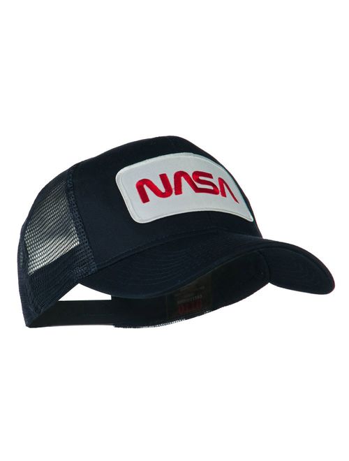e4Hats.com NASA Logo Embroidered Patched Mesh Back Cap