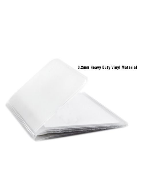 Set of 2 - Replacement Insert For for Bifold or Trifolds Wallet - Card Or Picture Insert