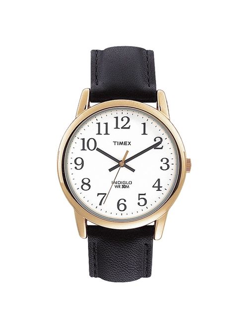 Timex Men's Easy Reader Date Leather Strap Watch