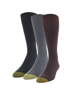 Men's 3-Pack Micro Flat Knit Crew Socks