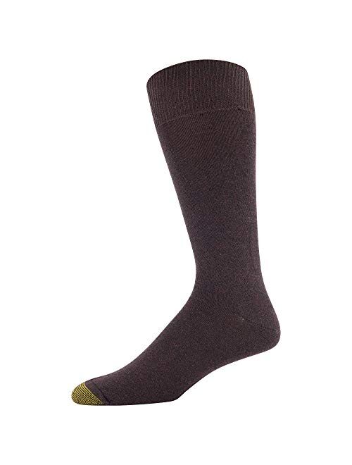 Gold Toe Men's 3-Pack Micro Flat Knit Crew Socks