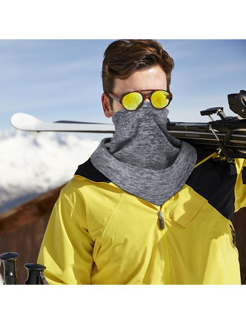 LONGLONG Neck Warmer Gaiter- Winter Thicken Soft Elastic Fleece Skiing Face Scarf Mask