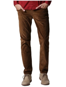 Match Men's Slim-Tapered Flat Front Casual Corduroy Pants #8052