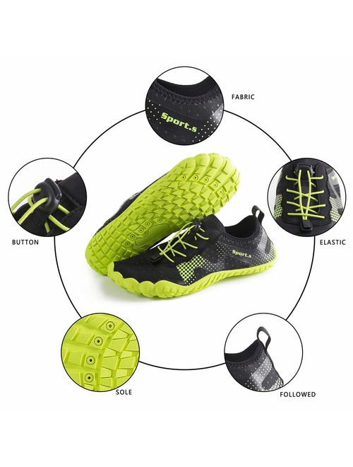 WateLves Water Shoes for Men and Women Quick-Dry Aqua Sock Outdoor Athletic Sport Barefoot Shoes