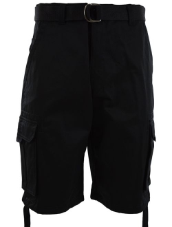 ChoiceApparel Mens Cargo Shorts with Belt