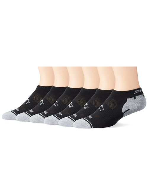 Starter Men's 6-Pack Athletic Low-Cut Ankle Socks, Amazon Exclusive
