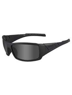 Wiley X Twisted Black Ops Sunglasses, Smoke Grey, Matte Black