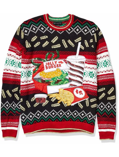 Blizzard Bay Men's Ugly Christmas Taco Food Sweater