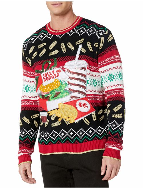 Blizzard Bay Men's Ugly Christmas Taco Food Sweater