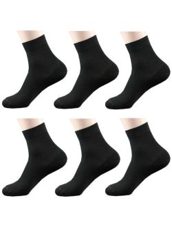 October Elf Men's Crew Socks Ankle Thin Socks Pack of 6