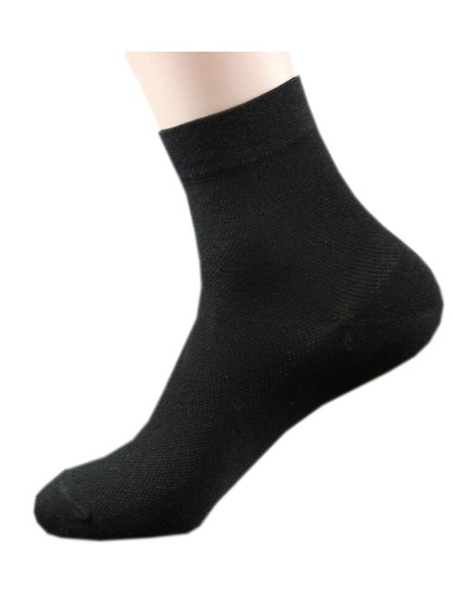 October Elf Men's Crew Socks Ankle Thin Socks Pack of 6