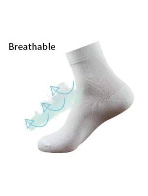 October Elf Men's Crew Socks Ankle Thin Socks Pack of 6