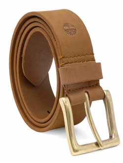 Men's 38 Mm Boot Leather Wheat Belt