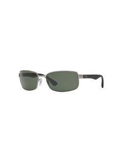RB3478 Polarized Rectangular Sunglasses