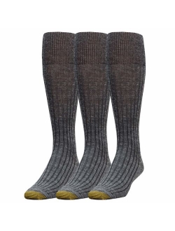 Men's Windsor Wool-Blend Over-The-Calf Dress Sock (Three-Pack)
