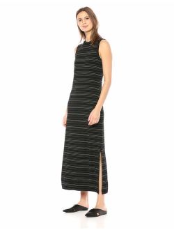 Amazon Brand - Daily Ritual Women's Jersey Mock-Neck Maxi Dress