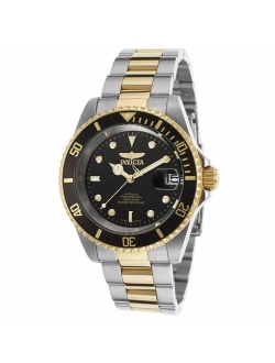 Men's 8927OB Pro Diver 18k Gold Ion-Plated and Stainless Steel Watch, Two Tone/Black