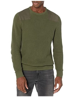 Men's Soft Cotton Military Sweater
