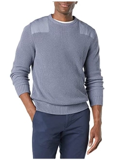 Men's Soft Cotton Military Sweater