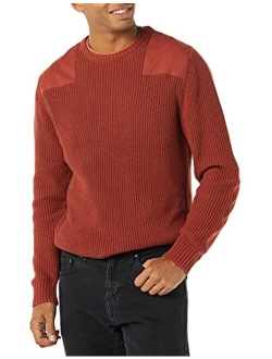 Men's Soft Cotton Military Sweater