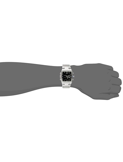 Casio Men's EFA120D-1AV Ana-Digi Edifice Thermometer Bracelet Watch