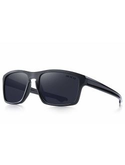 OLIEYE Men Sports Polarized Sunglasses Male Sport Fishing Shades Flexible Frame Sunglasses UV Protection