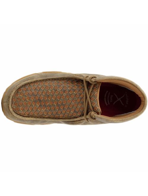 Twisted X Men's Chukka Driving Loafers for Men - Men's Leather Driving Moc