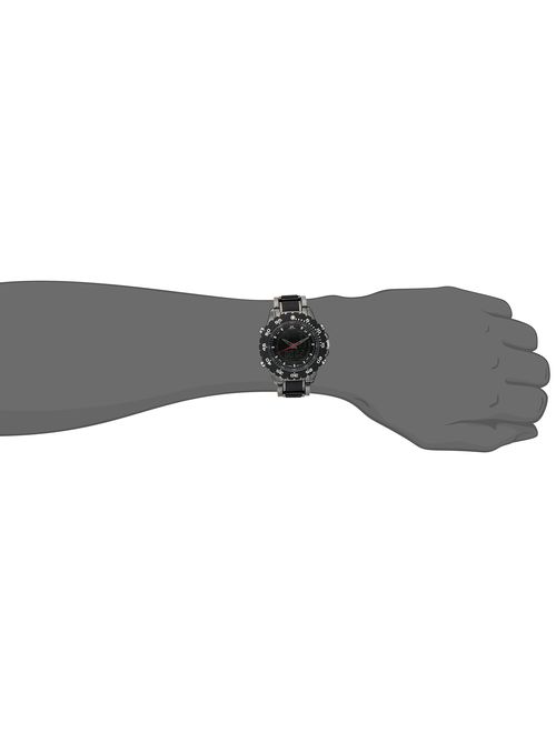 U.S. Polo Assn. Sport Men's US8170 Black and Gunmetal-Tone Bracelet Watch