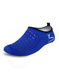 Cevinee Slip-on Water Shoes, Anti-Slip Athletic Aqua Socks, for Outdoor Pool Beach Swim Exercise Workout