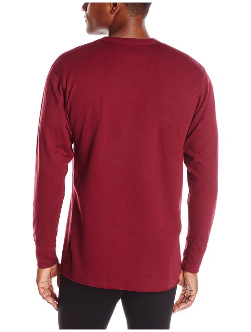 Champion Duofold Men's Solid Long Sleeve Mid Weight Wicking Crew Neck Top