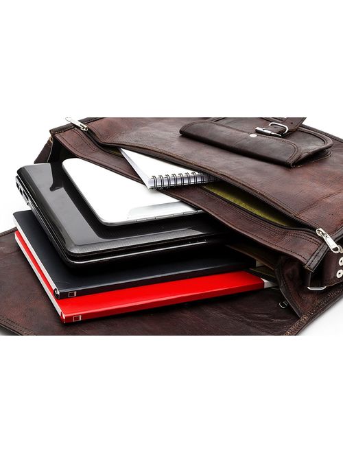 Handmade World Leather Messenger Bags For Men Women Mens Briefcase Laptop Bag Computer Satchel