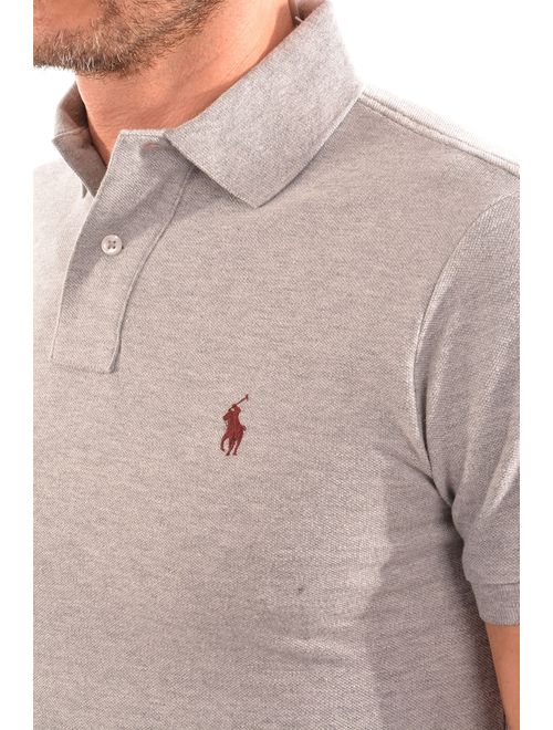 Polo Ralph Lauren Mens Custom Fit Mesh Polo Shirt