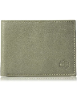 Men's Leather RFID Blocking Passcase Security Wallet