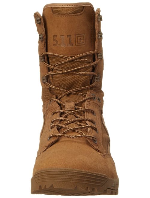 5.11 Tactical Men's 8" Leather Skyweight Side Zip Waterproof Combat Military Boots, Style 12321