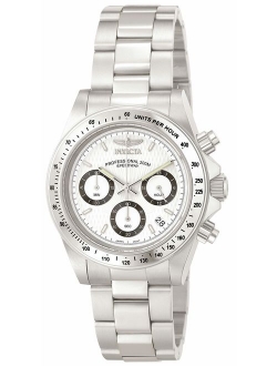 Men's 9211 Speedway Collection Stainless Steel Chronograph Watch with Link Bracelet