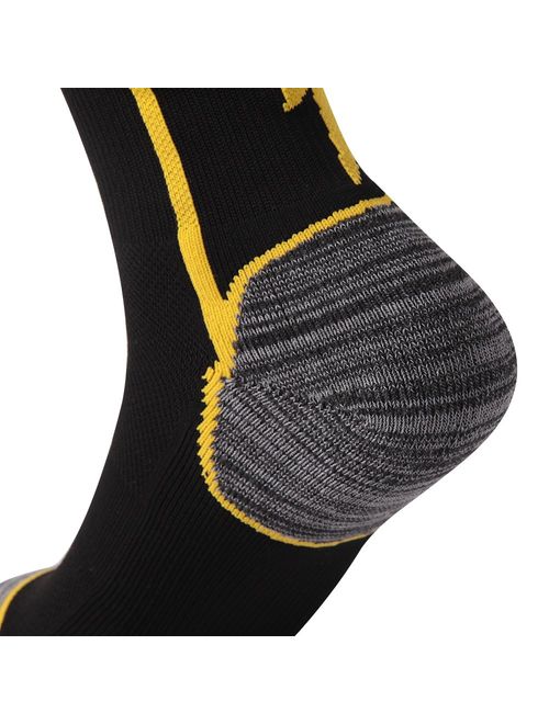 1 PAIR New Football Socks YELLOW Childs/Kids Size 12-2 Shoe Hockey Rugby Kit 