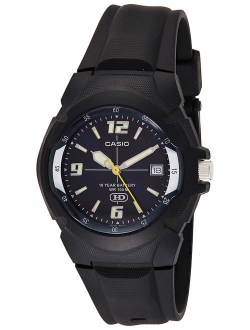 Men's MW600F-2AV Sport Watch with Black Resin Band