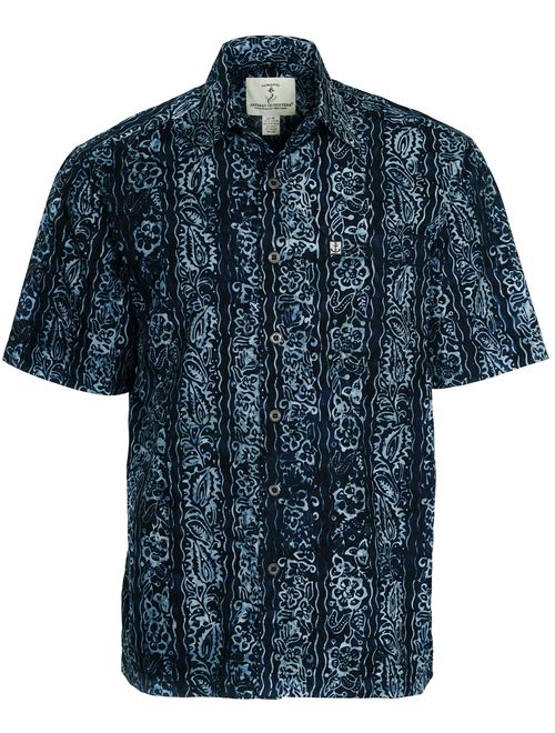 Artisan Outfitters Mens Riptide Batik Cotton Shirt