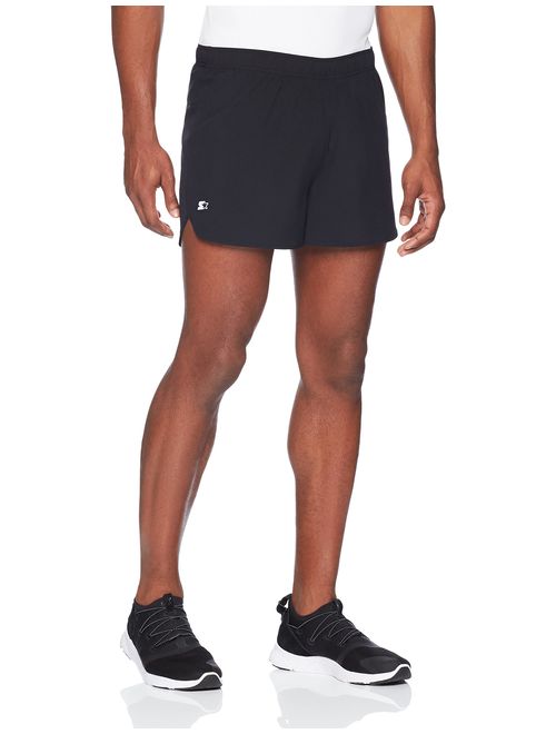 Vocanbomor Men's Casual Flat Front Short with Elastic Waist and Zipper Pockets 